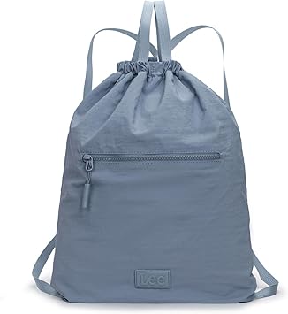Lee Drawstring Backpack Bag Lightweight Small Gym Swim Beach Bag Water Resistant Sports Sackpack for Men Women, LEE48-002JN
