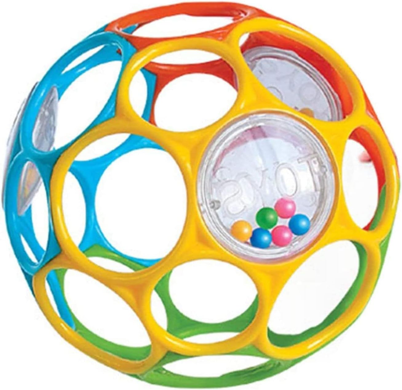 Oball Classic Ball Babies Grabbing Ball, Shaking Ball with Large Hole