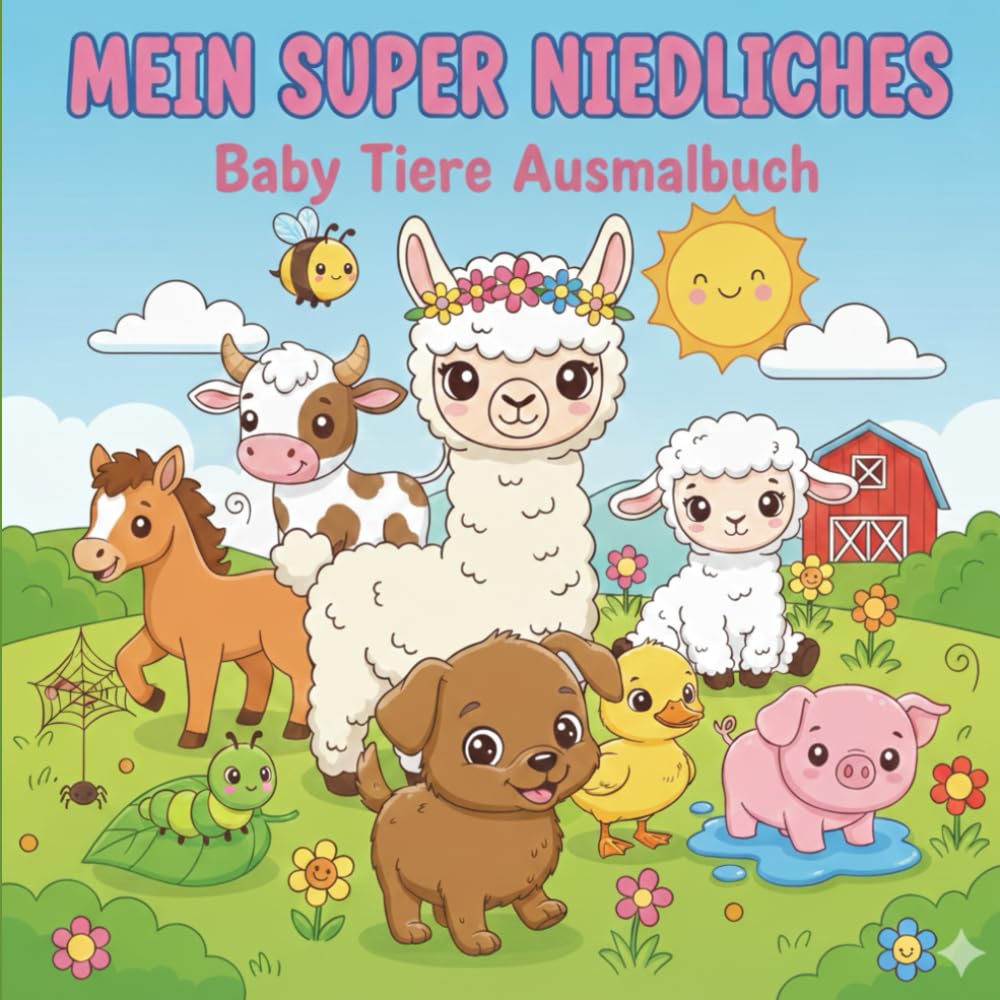 Mein super niedliches Baby Tiere Ausmalbuch