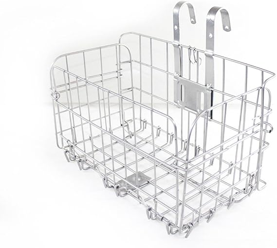 Foldable Metal Wire Basket for Bicycle Bike Front Bag Rear Hanging Bike Basket