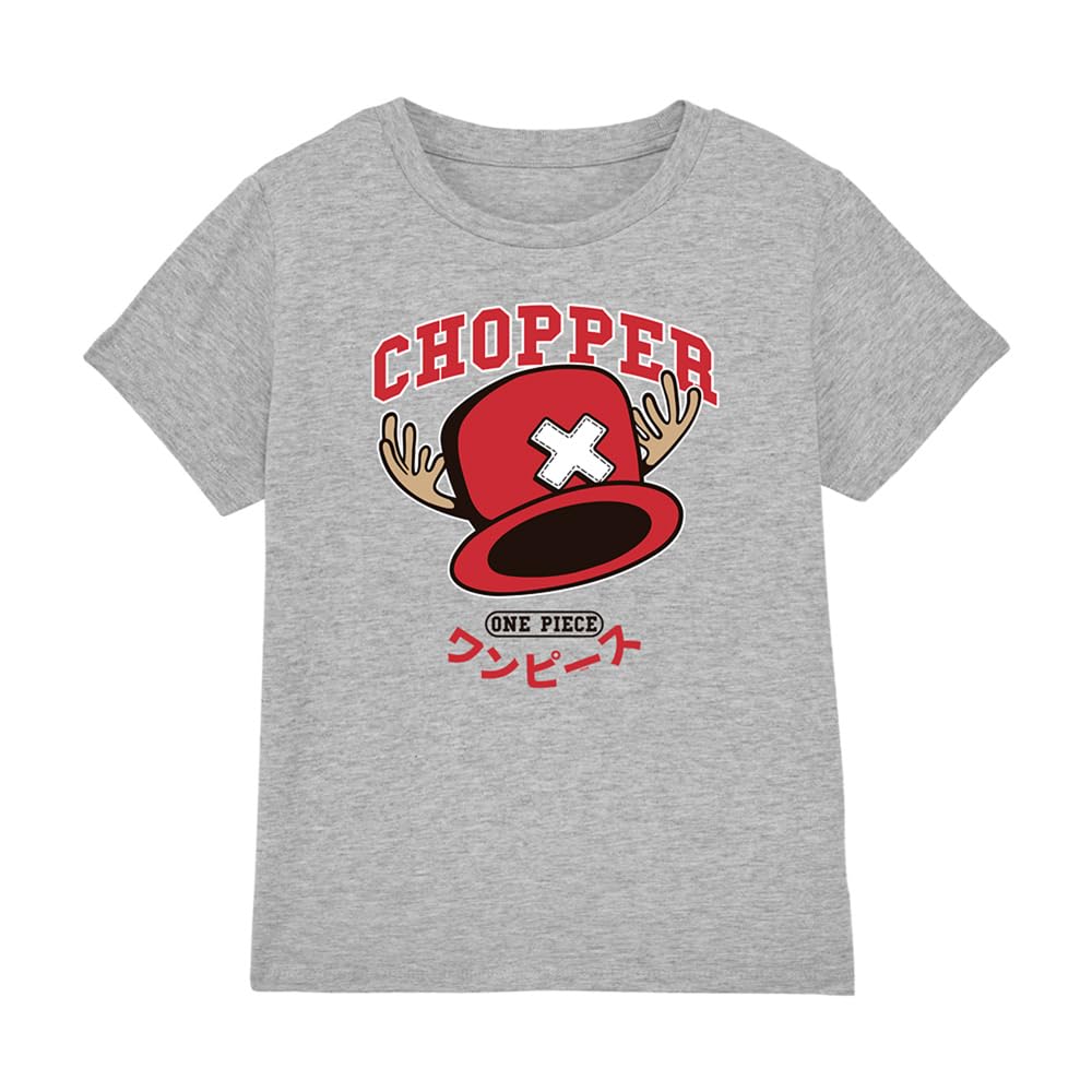 One Piece Chopper Hat Collegic Kids T-Shirt, Athletic Heather, 5-6Y