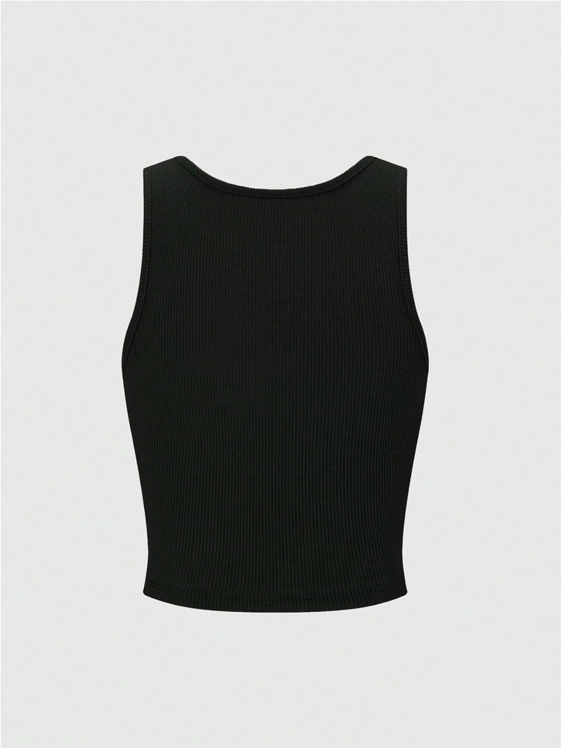 SOLY HUX Women's Letter Graphic Tank Tops Crewneck Sleeveless Going Out Summer Crop Top - Image 2