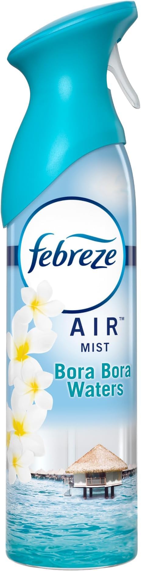 Febreze Air Refresher Spray - Bora Bora Waters - Net Wt. 8.8 OZ Per Bottle - Pack of 2 Bottles