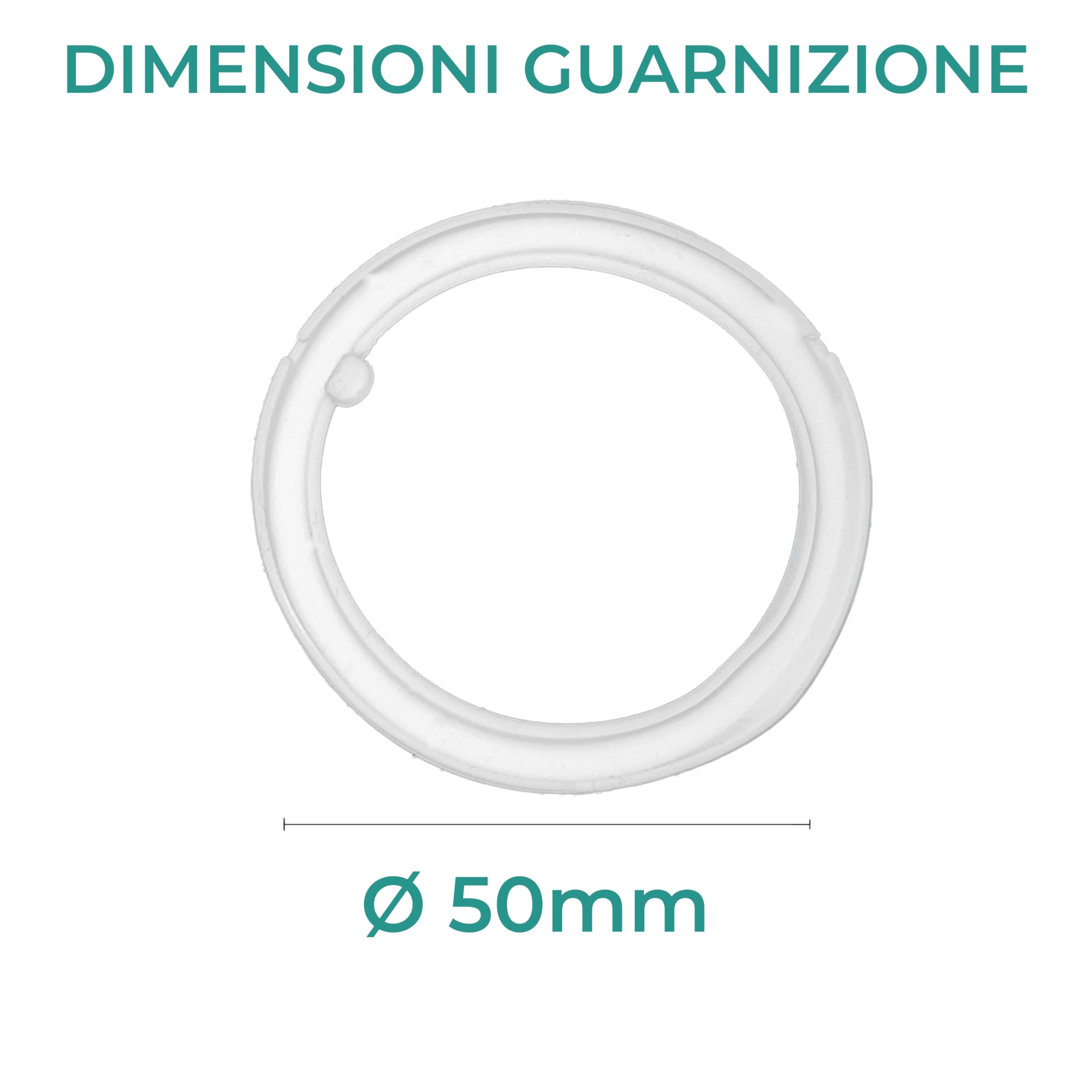 Guarnizioni per Scaldabiberon Portatile da 50 mm – 2 Pezzi in Silicone Alimentare - BPA free - Compatibile con Tutti i Migliori Brand di Scaldabiberon