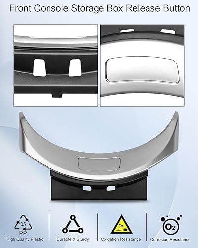Miniatura 4 de Cubierta del interruptor del botón de liberación del reposabrazos de la consola central para Mercedes-Benz C300 C400 C63 C43 C350 GLC43 GLC300 C350E