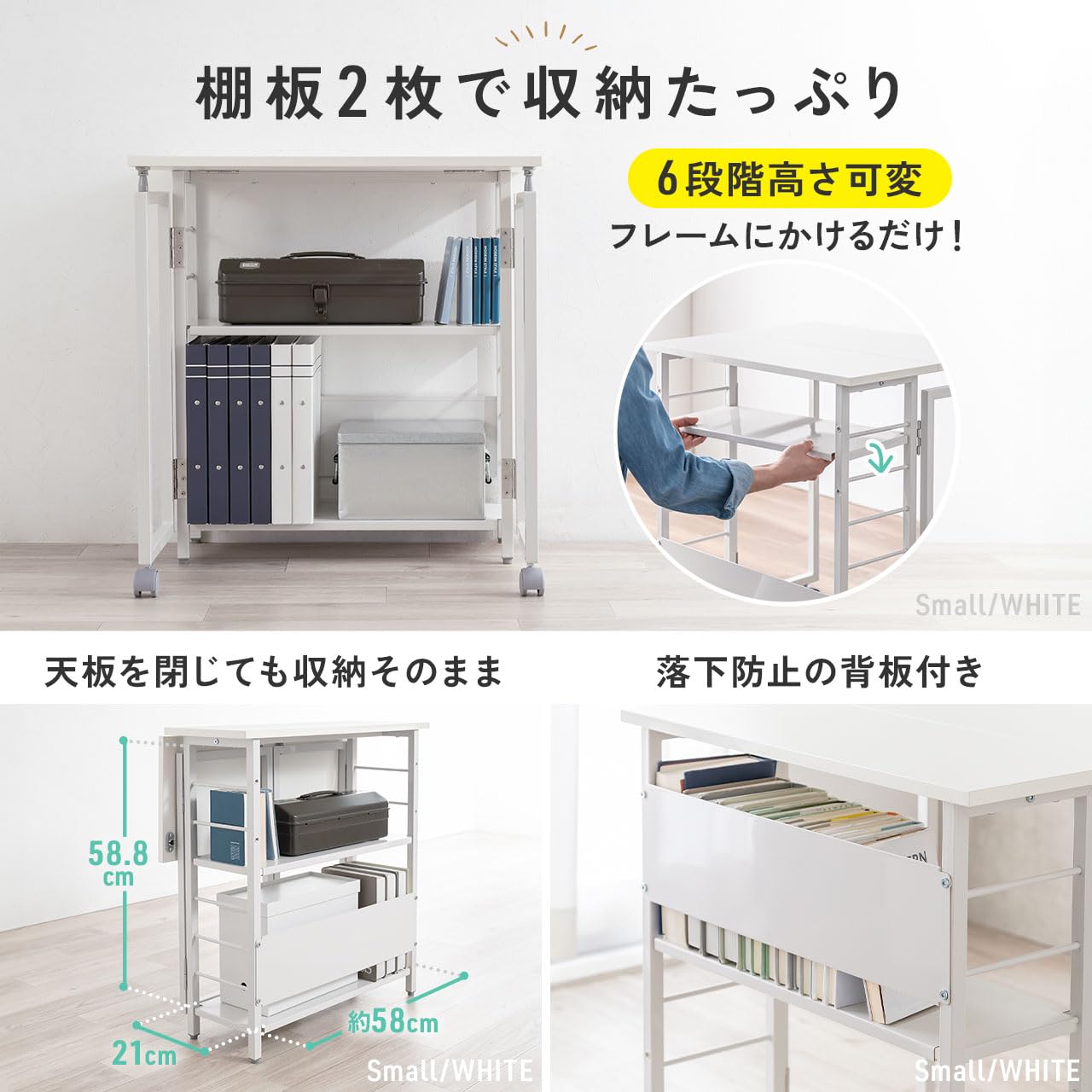 Amazon.co.jp: サンワダイレクト: 折りたたみデスク