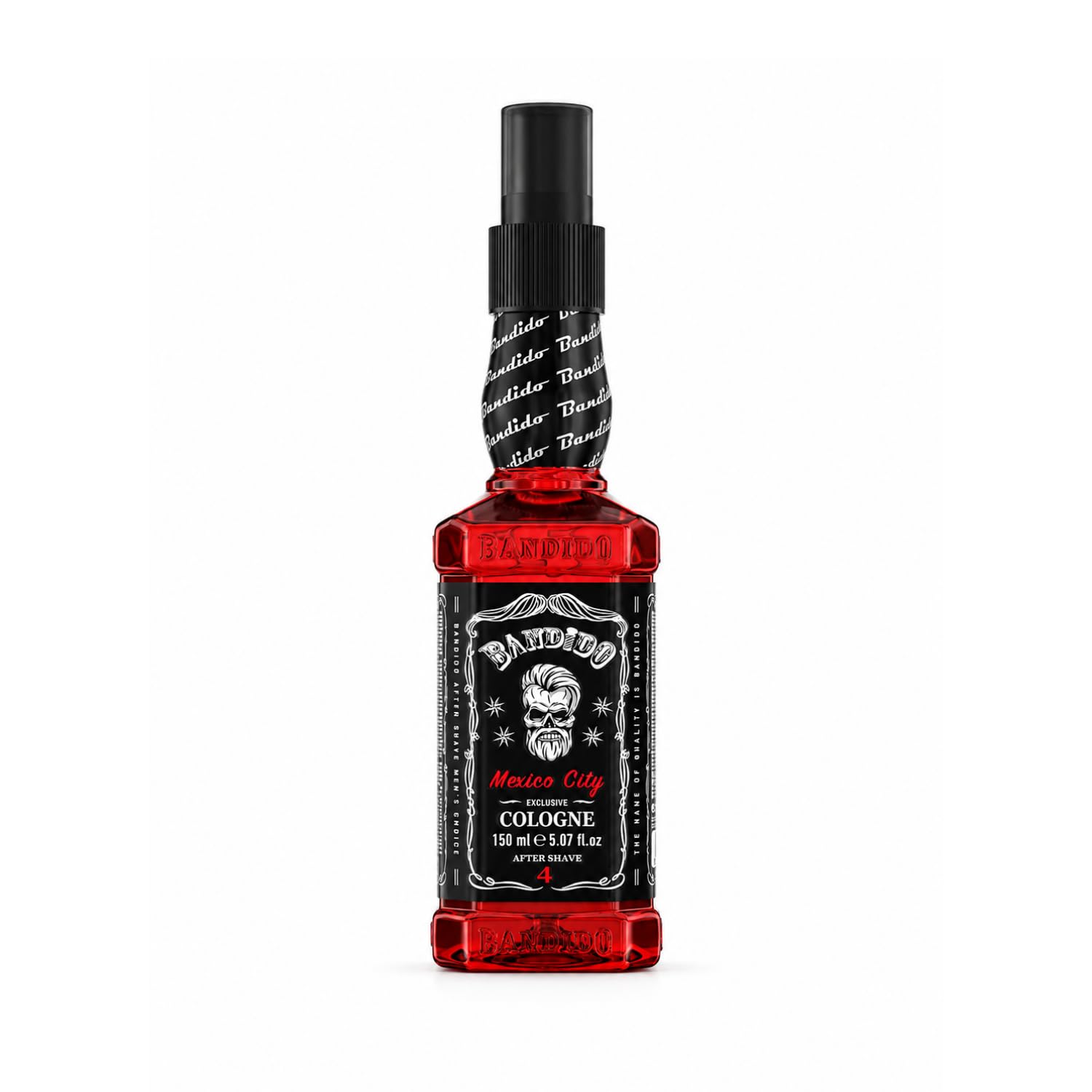 Bandido Eau de Cologne Men's After Shave Men Scented Water Shaving Water Refreshes Cools Long Lasting Fragrance Prevents Shaving Burn and Care After Shaving (Mexico City 150 ml)