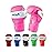 Kids Boxing Gloves for Kids Children Youth Punching Bag Kickboxing Muay Thai Mitts MMA Training Sparring Gloves (Pink, 4 oz)