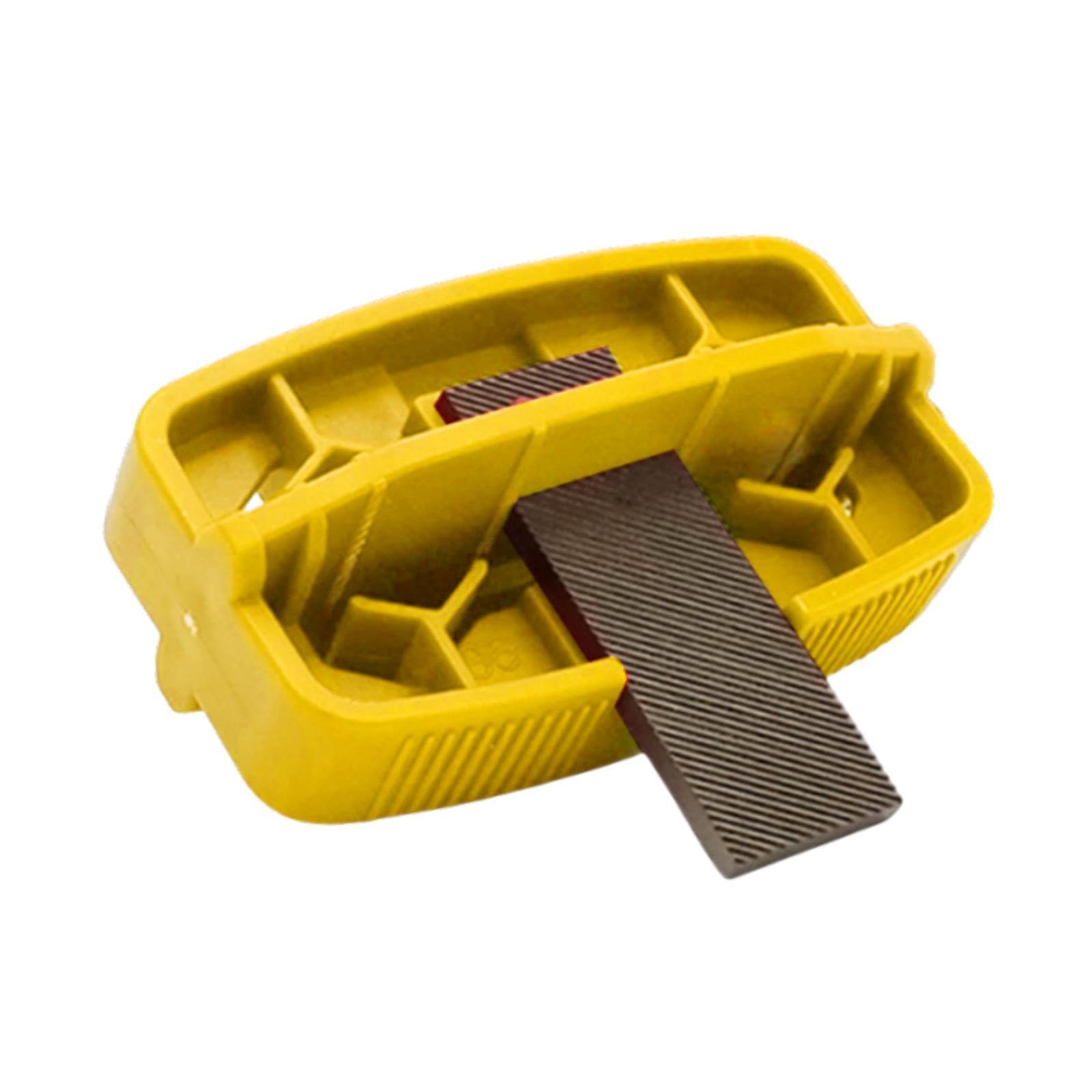 Yiju Snowboard Edge Bevel Tuning Kit, Side Ski Angle Tool,Yellow,Burr,Ski Board Care Tuner Kit,Ski Board Edge Sharpener for Skiing