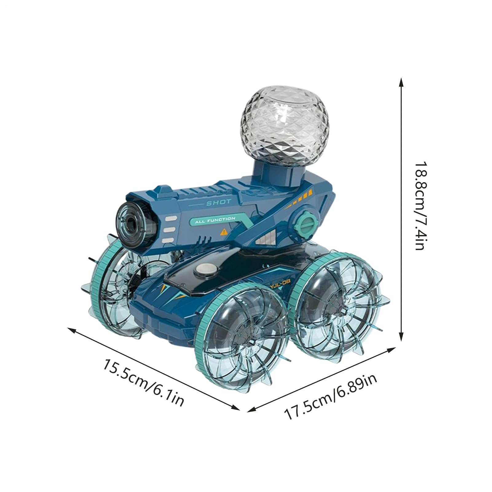 Camión RC Velocidad Ajustable Rociador de Agua de Largo Alcance Multiuso
