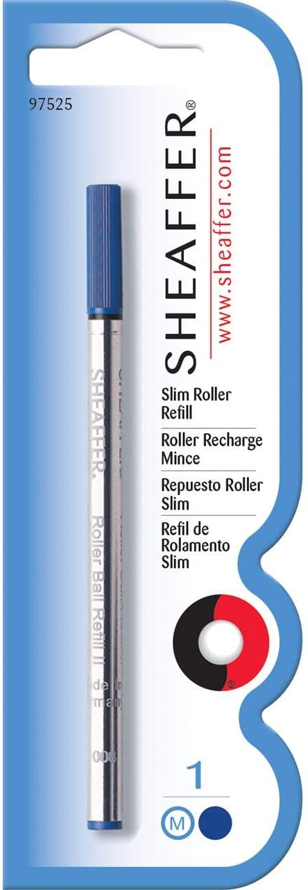 Sheaffer Slim Rollerball Refill - Blue Medium - Blister Card