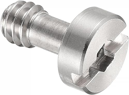 Miniatura 5 de uxcell Tornillo de trípode para cámara, adaptadores de tornillo de montaje macho de 14 pulgadas, ranurados de 0.47 pulgadas de longitud para soporte