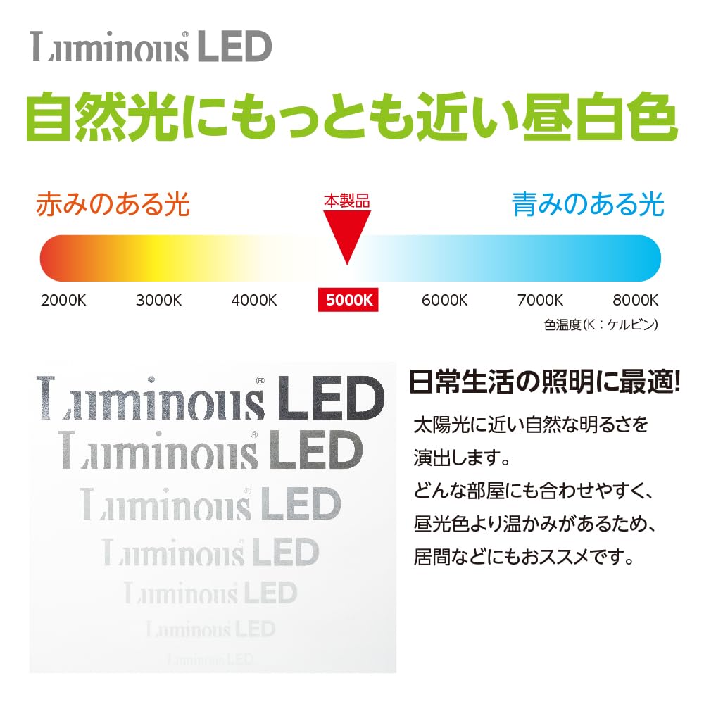 N2232 DOSHISHA Luminous LED 40個 まとめ LuminousLED(ルミナス) LED直管 40形 昼光色 グロースターター式 G13