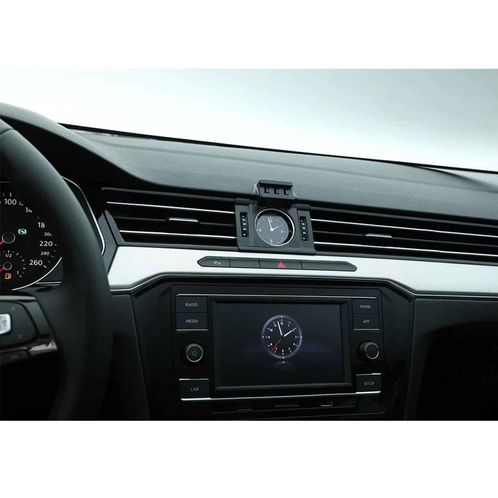 Soporte Móvil Coche para VW Passat B8 R-Line 2015-2023, Soporte para teléfono móvil de Coche con Clip para Rejilla de ventilación del Aire Acondicionado LHD