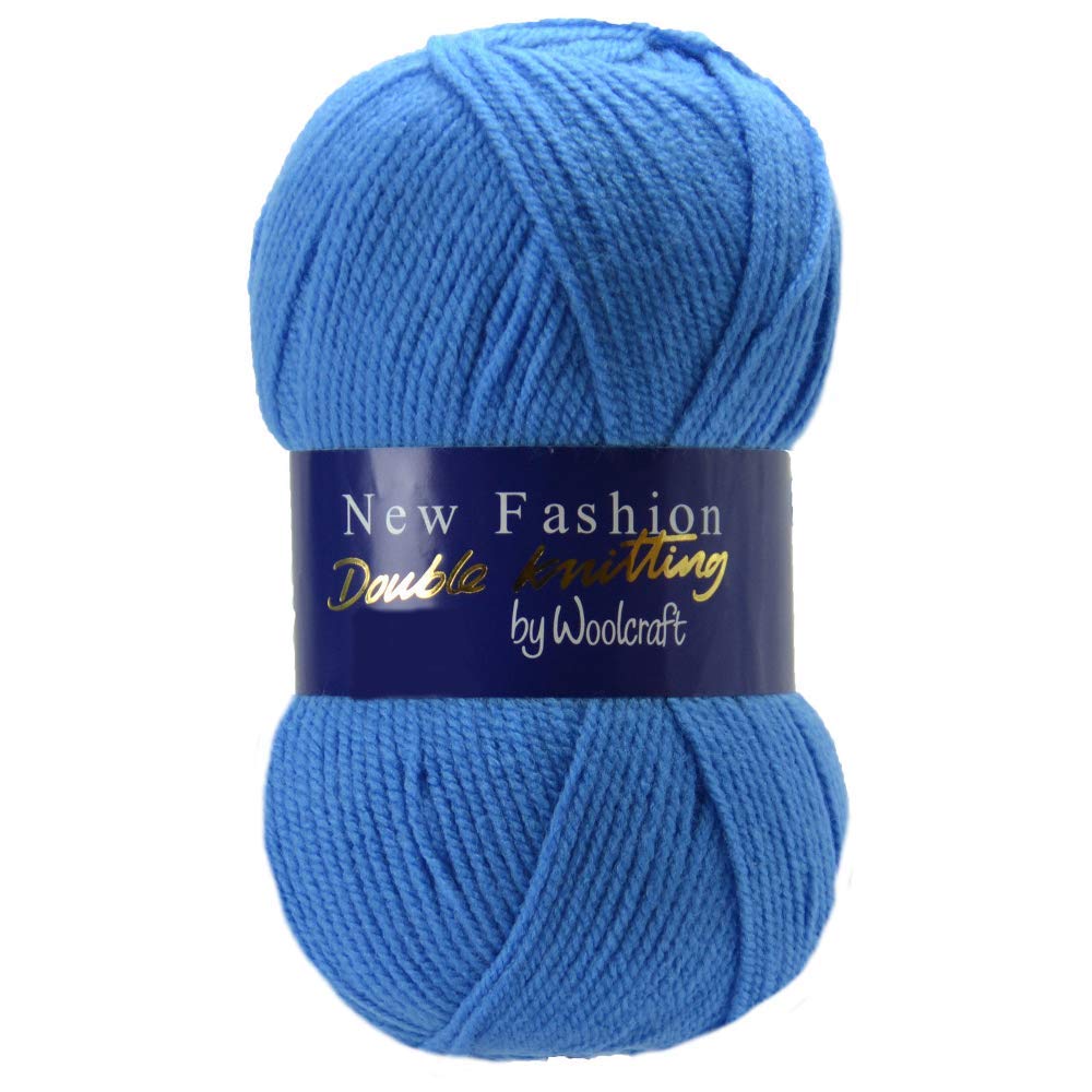 10 x 100g Woolcraft Knitting Wool/Yarn New DK (Saxe 240)