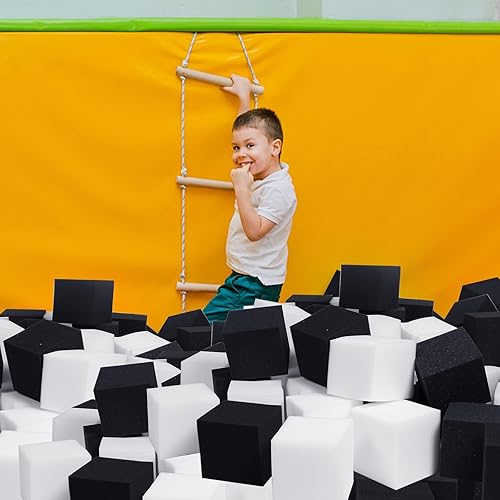 Miniatura 6 de TRENDBOX 24 bloques de espuma de 5 x 5 x 5 pulgadas, bloques de espuma para hoyos de espuma, cubos de espuma de esponja para parque de atracciones,