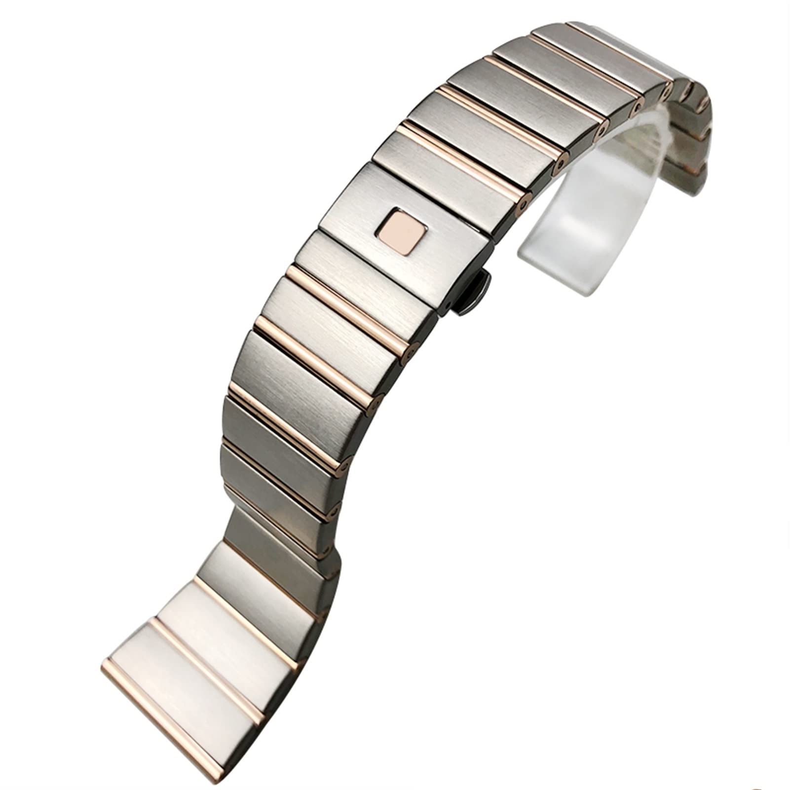 Bracelet de montre acier pour Omega Double Eagle Constellation 23mm
