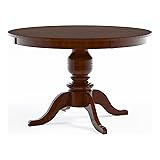 Wood Round Table with Pedestal (Seats 4 to 6)
