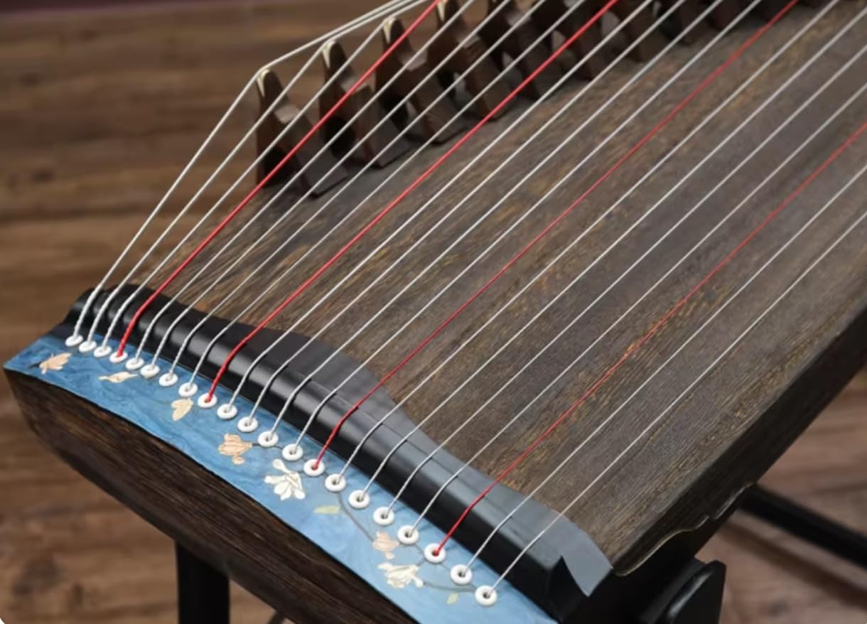 Guzheng Chinesische Saiteninstrumente, 89 cm, tragbar, 21 Saiten
