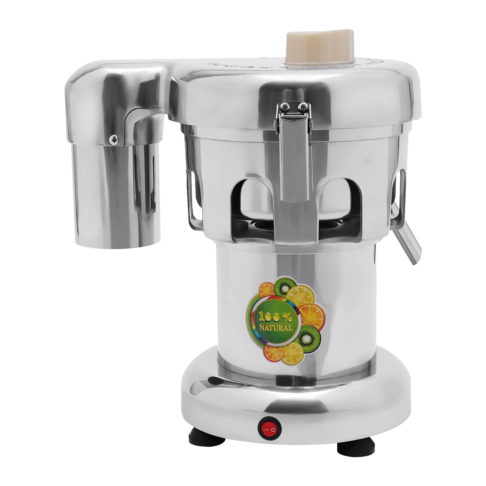 Spremiagrumi elettrico, 375w spremiagrumi succo frutta verdura spremiagrumi con push bar