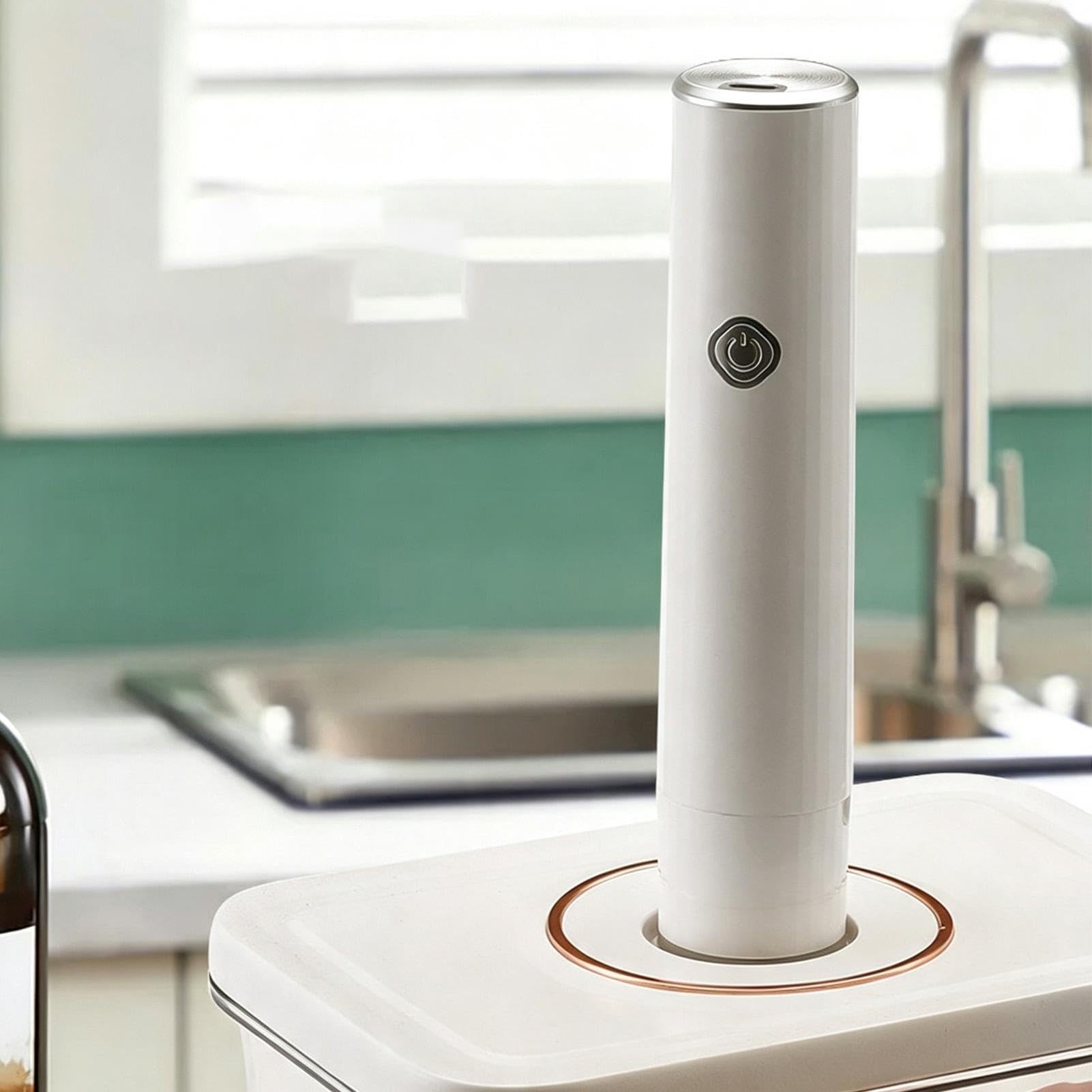 Máquina De Envasado Al Vacío De Alimentos Almacenamiento De Sellado | Selladora De Alimentos Portátil Para Cocina Hogar Camping Apartamento Congeladores Oficina Pan Patata