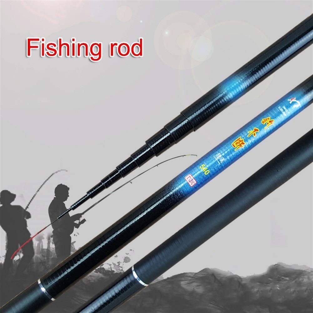 Canna da pesca ad alto tenore di carbonio Pesca Discussione asta telescopica Ultralight hard Canna da pesca d'acqua dolce for Stream