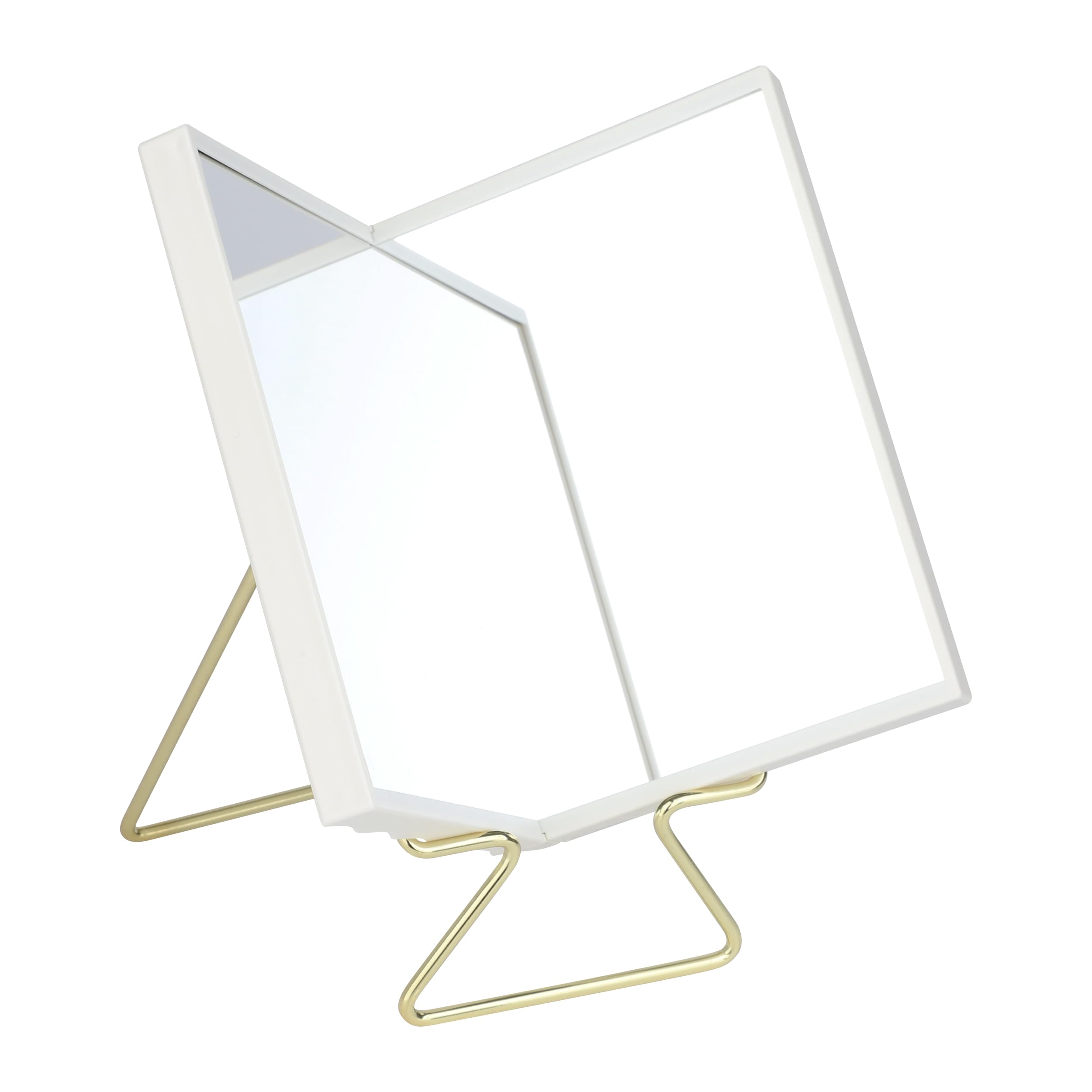 Realme V0 Non-Reversing Desk Mirror with Stand for Makeup and Grooming