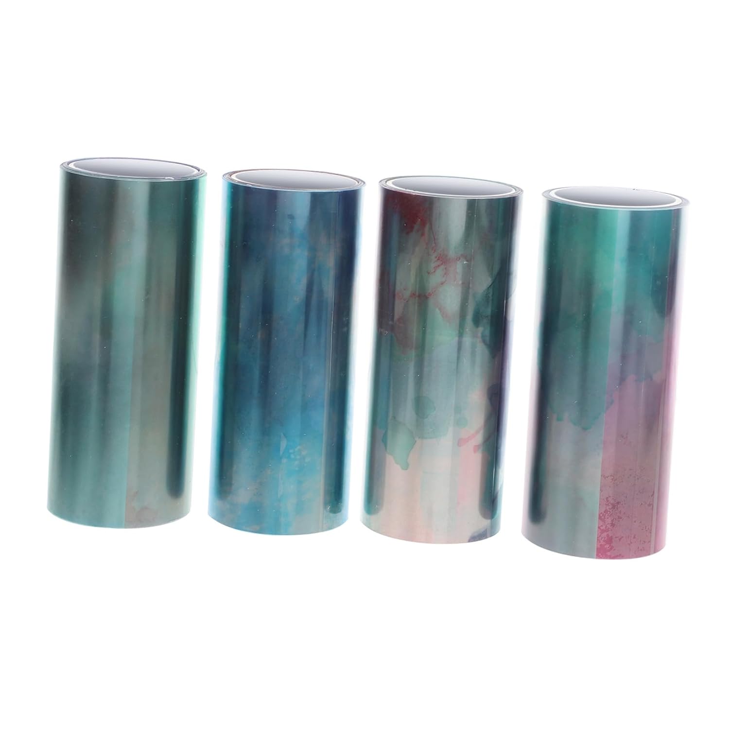 jojofuny 4 Rolls PET Decorative Tape Kit for Journal Scrapbooking Wrapping