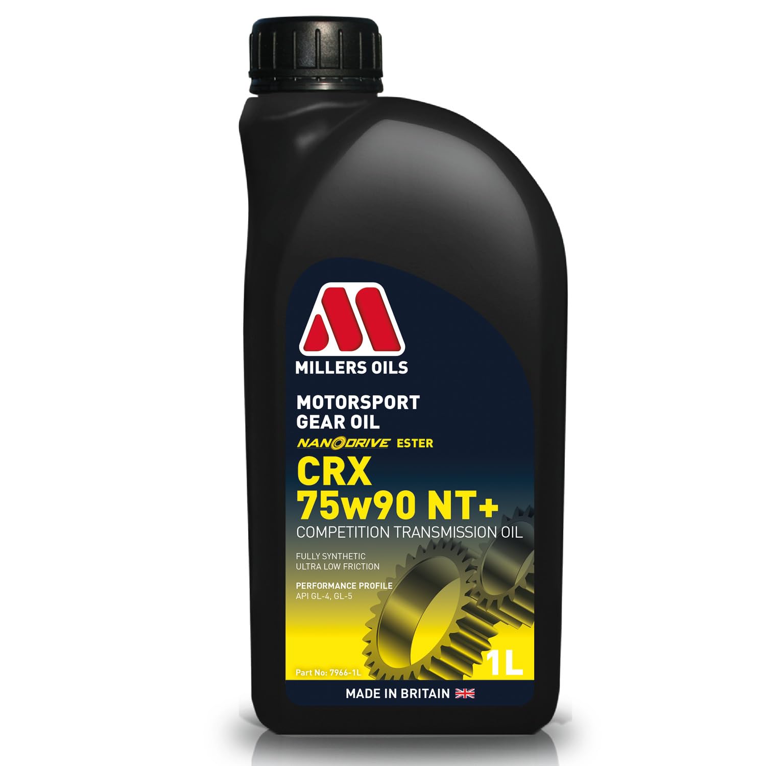 Millers Oils CRX 75w90 NT+ - 1 Liter Bottle