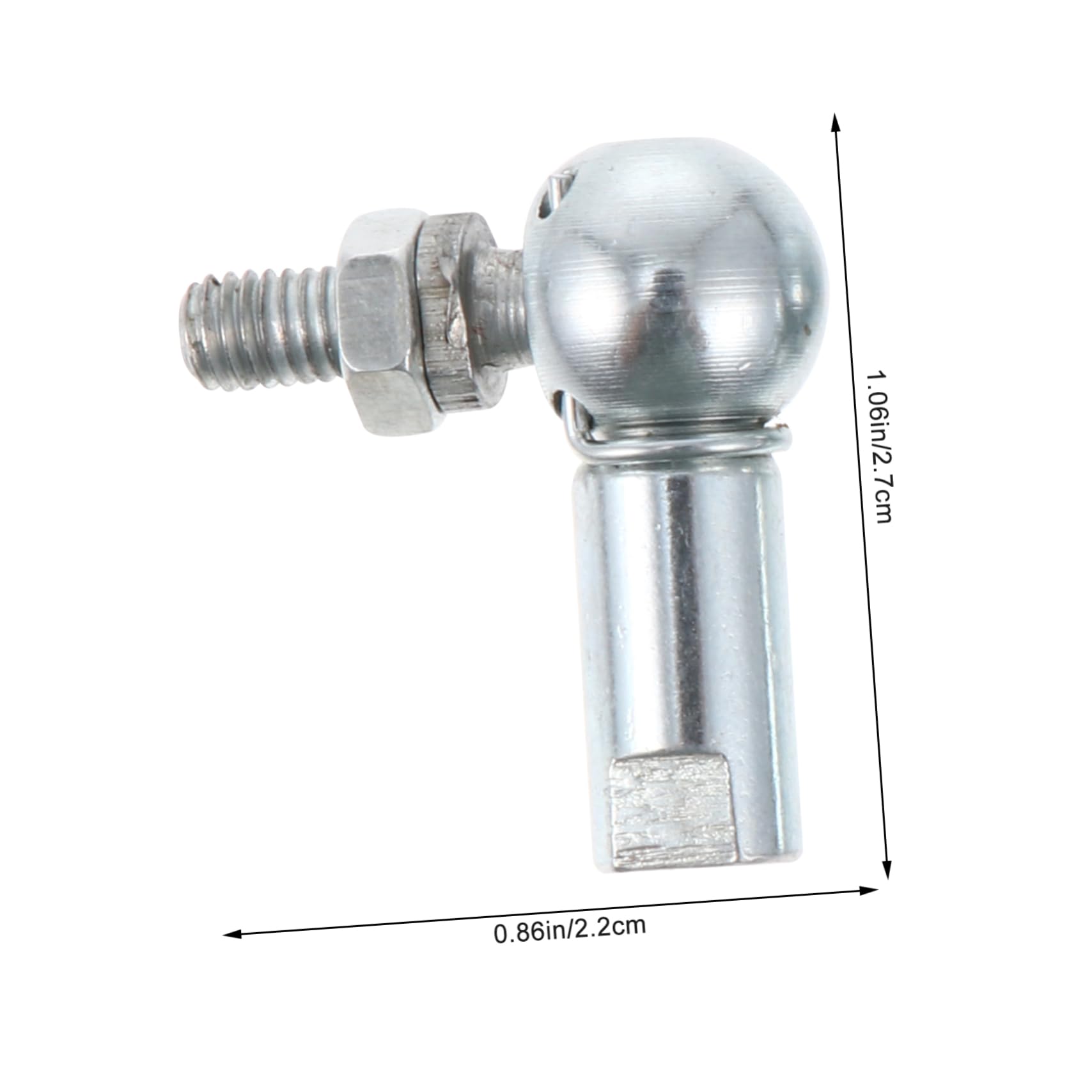 MUCKLILY 2pcs M5 Ball Joint Rod End Bearings Right Hand Rod Ball Joints Precision Steel Made