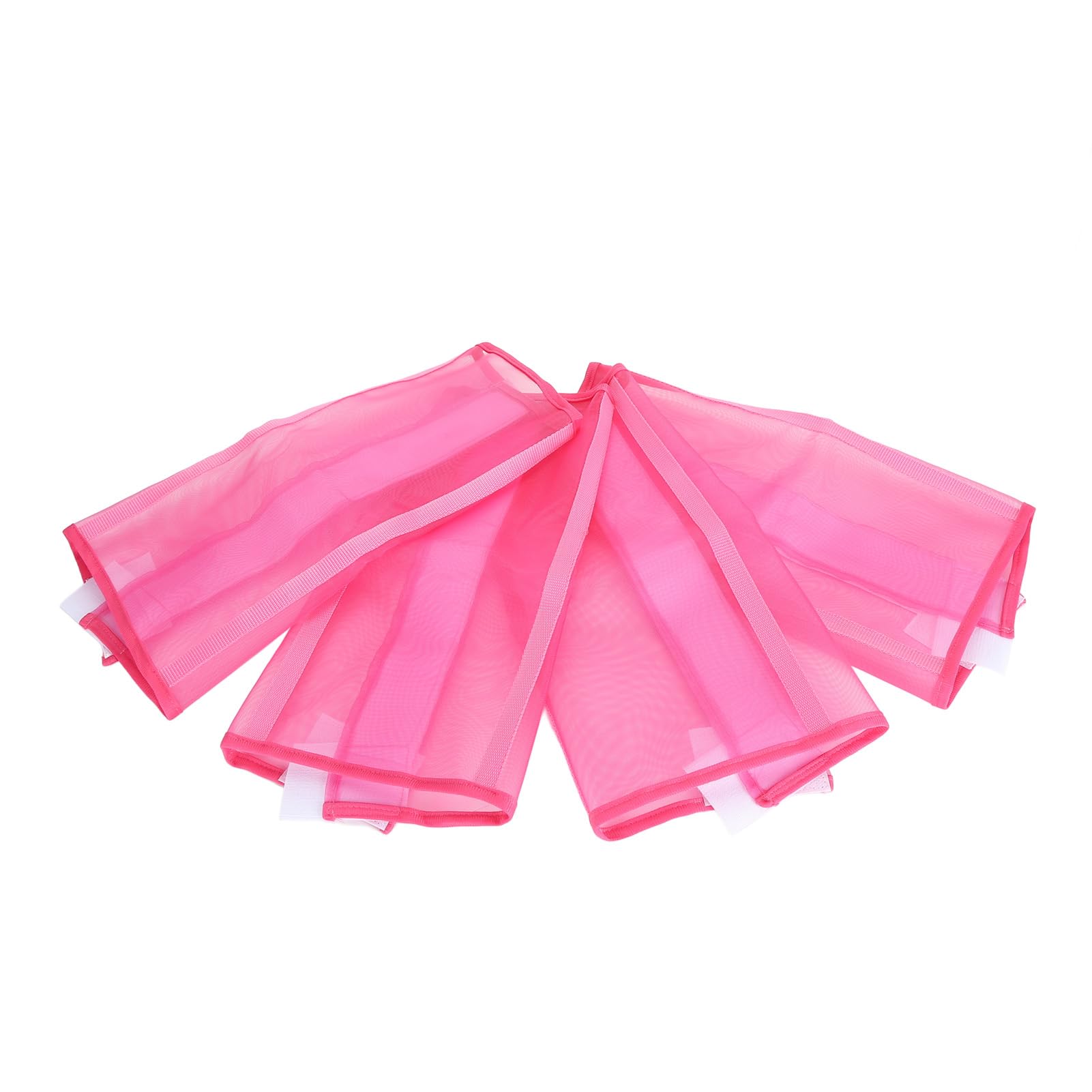 Airshi Protector de Pata de Caballo, Botas Ligeras y Transpirables para Patas de Caballo, 4 Piezas, Fáciles de Usar para Fatiga de Piernas para Pastos (PINK)