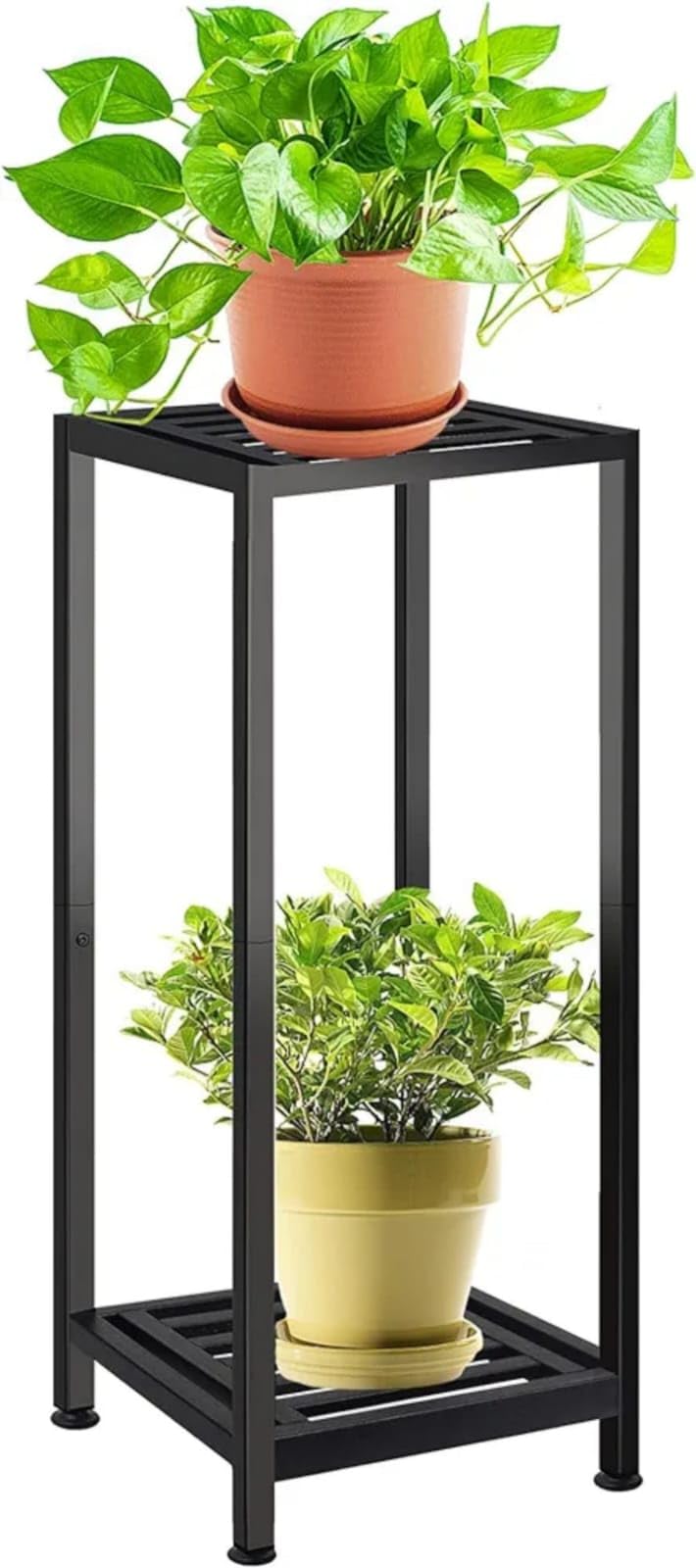 SIRAAJ Metal Plant Stand Shelf, 2 Tier Plant Rack Indoor Flower Pots Stand Planter Display for Living Room Balcony Garden | (B0CXXC8FFJ) Amazon Price History, Amazon Price Tracker