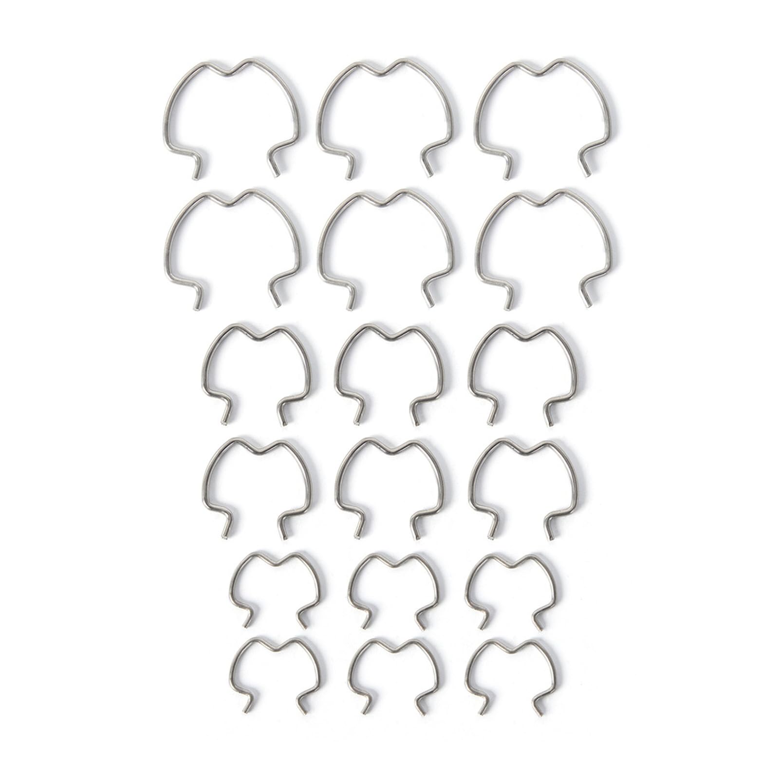 Zyouqi 18Pcs Easy Installation Transmission Coolers Pipe Clamps 800-801 Steel Quick Connector Clip Quick Connector Clip Tool