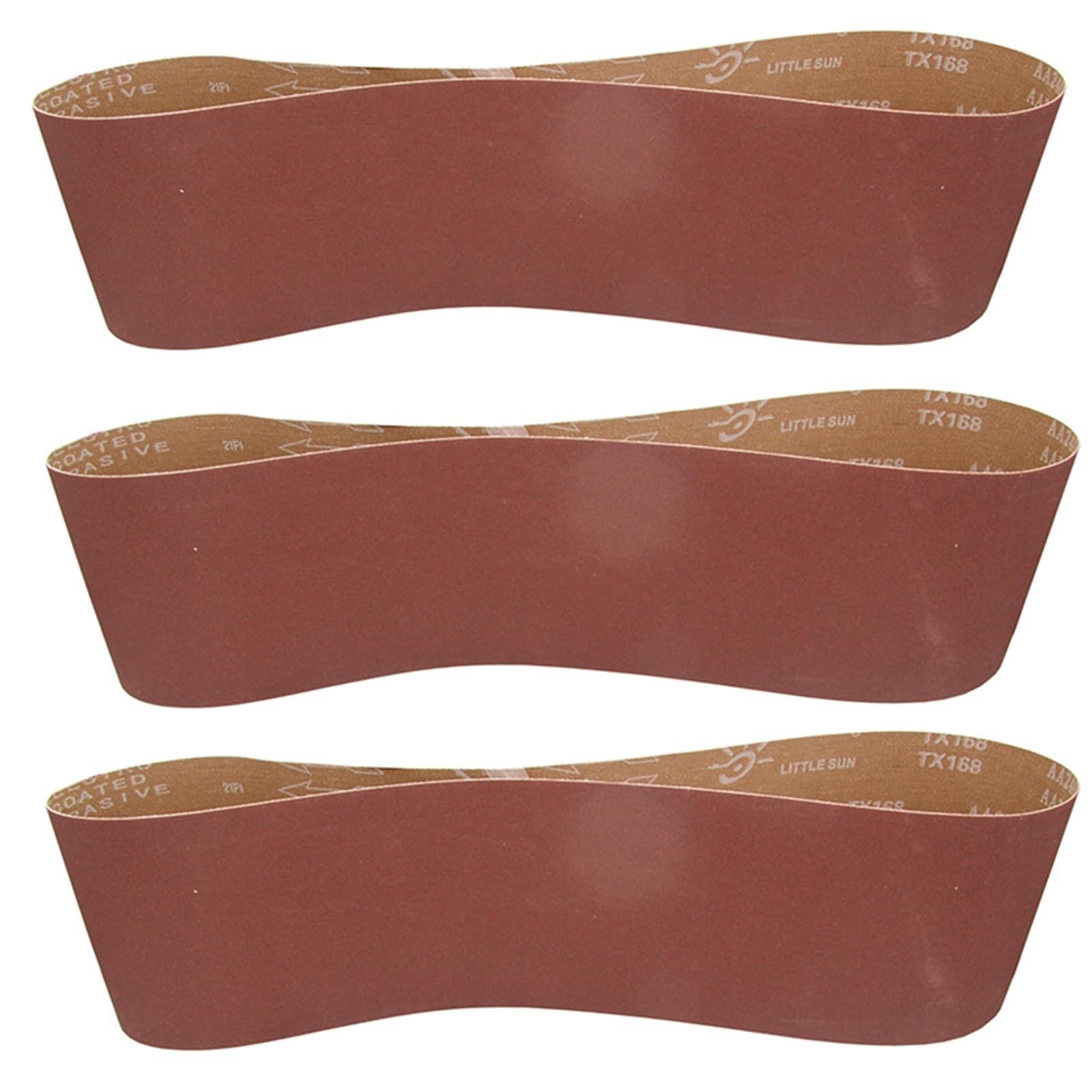ZUOAHBDT Sander Belts Set, Aluminum Oxide Sanding Belts 6x48 Inches 1220x150mm Pack Of 2 For Wood Metal Glass Paint(320 Grit)