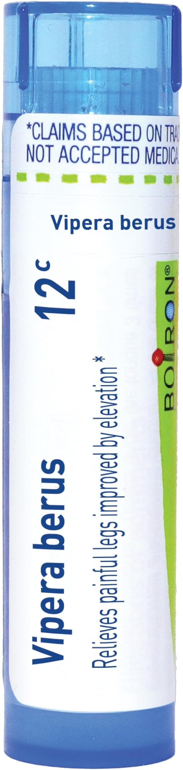 Boiron Vipera Berus 12C for Painful Legs Improved by Elevation - 80 Pellets