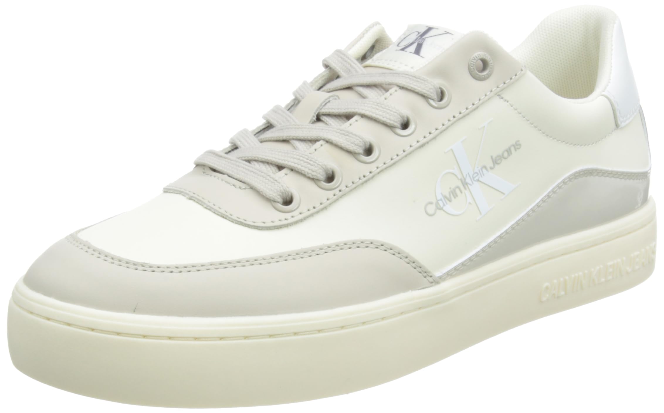 Calvin Klein Classic Cupsole Low Lace LTH Ml Yw0yw01296, Zapatilla con Suela Mujer