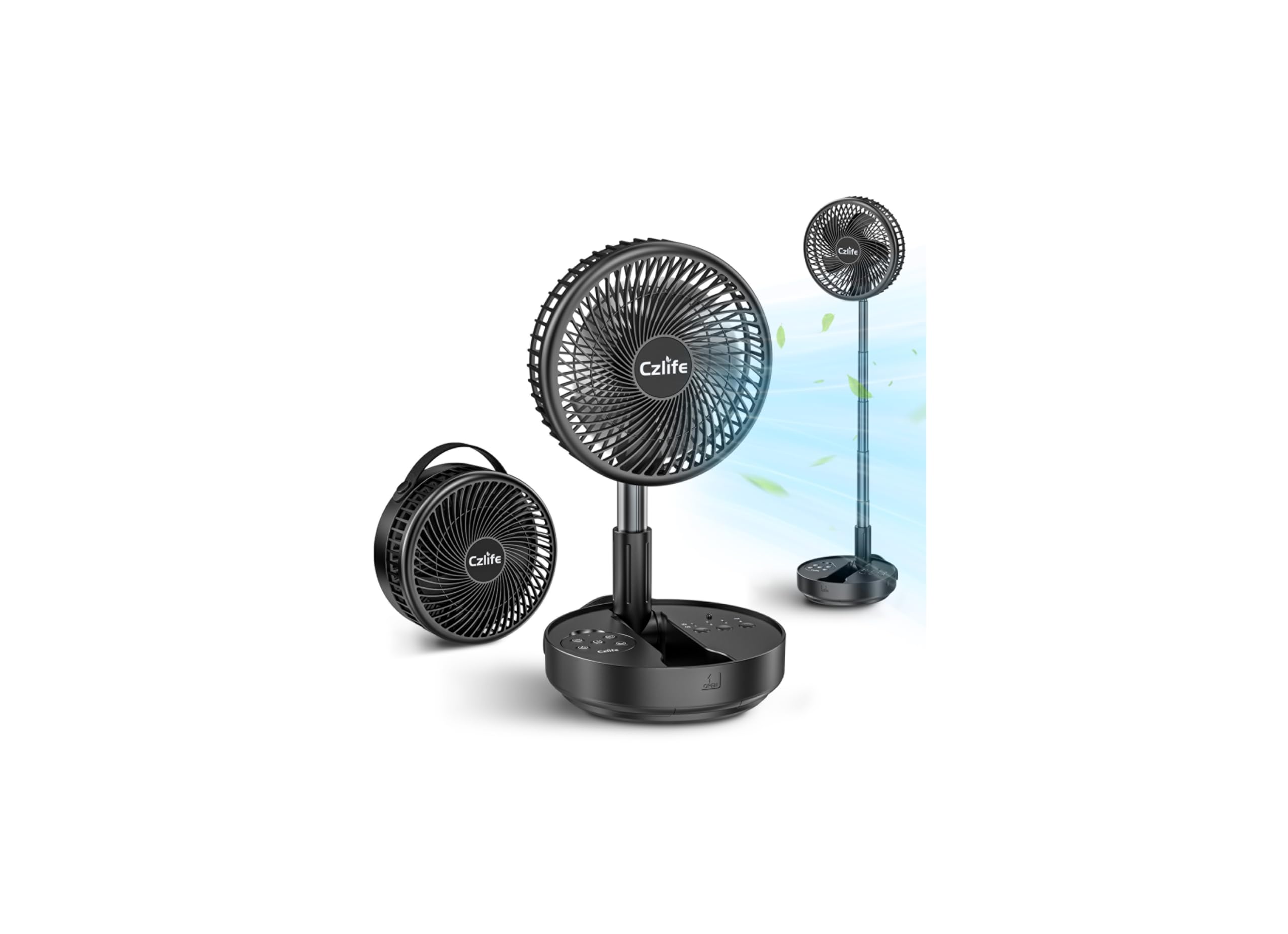 Amazon.com: Czlife F9 Portable Fan, 10000mAh Rechargeable Battery