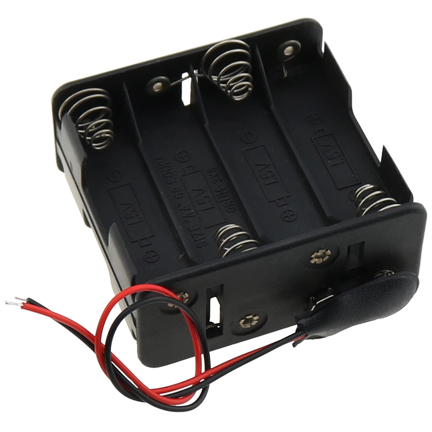 8 X 1.5V AA 12V Battery Storage Holder 8AA Battery Case AA Battery Box - View #5