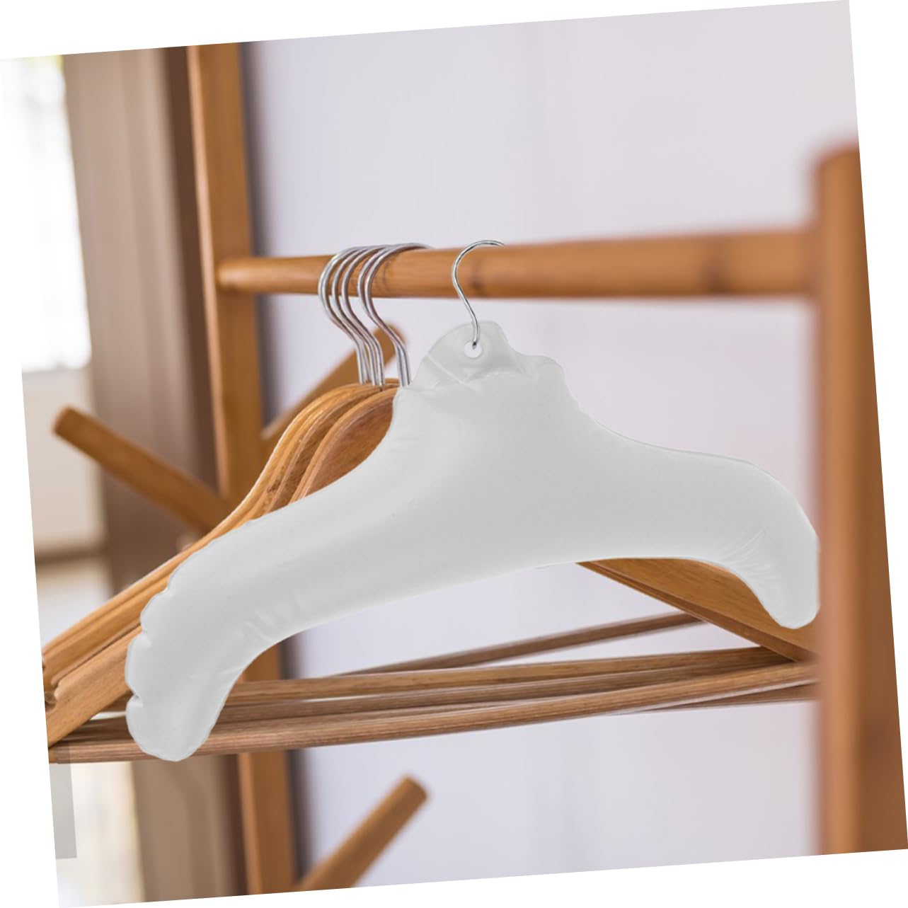 5 Set Grucce Pieghevoli Gonfiabili Da Viaggio in Pvc Per Asciugatura Organizzazione in Valigia Pratiche Leggere Per Abbigliamento Accessori 2 Pezzi * 5