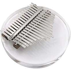 Mini Doigt Kalimba Pouce Piano 17 Touches Kalimba Pouce Piano Transparent Acrylique Instrument avec Sac De Transport - Les Beatles, Paul McCartney, John Lennon, RIngo Starr, George Harrison