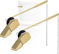 Vista 11 de Kit de reemplazo de mango de inodoro de montaje frontal de metal Hygie Rinse compatible con inodoro estándar americano/Mansfield/Gerber/TOTO/Kohler