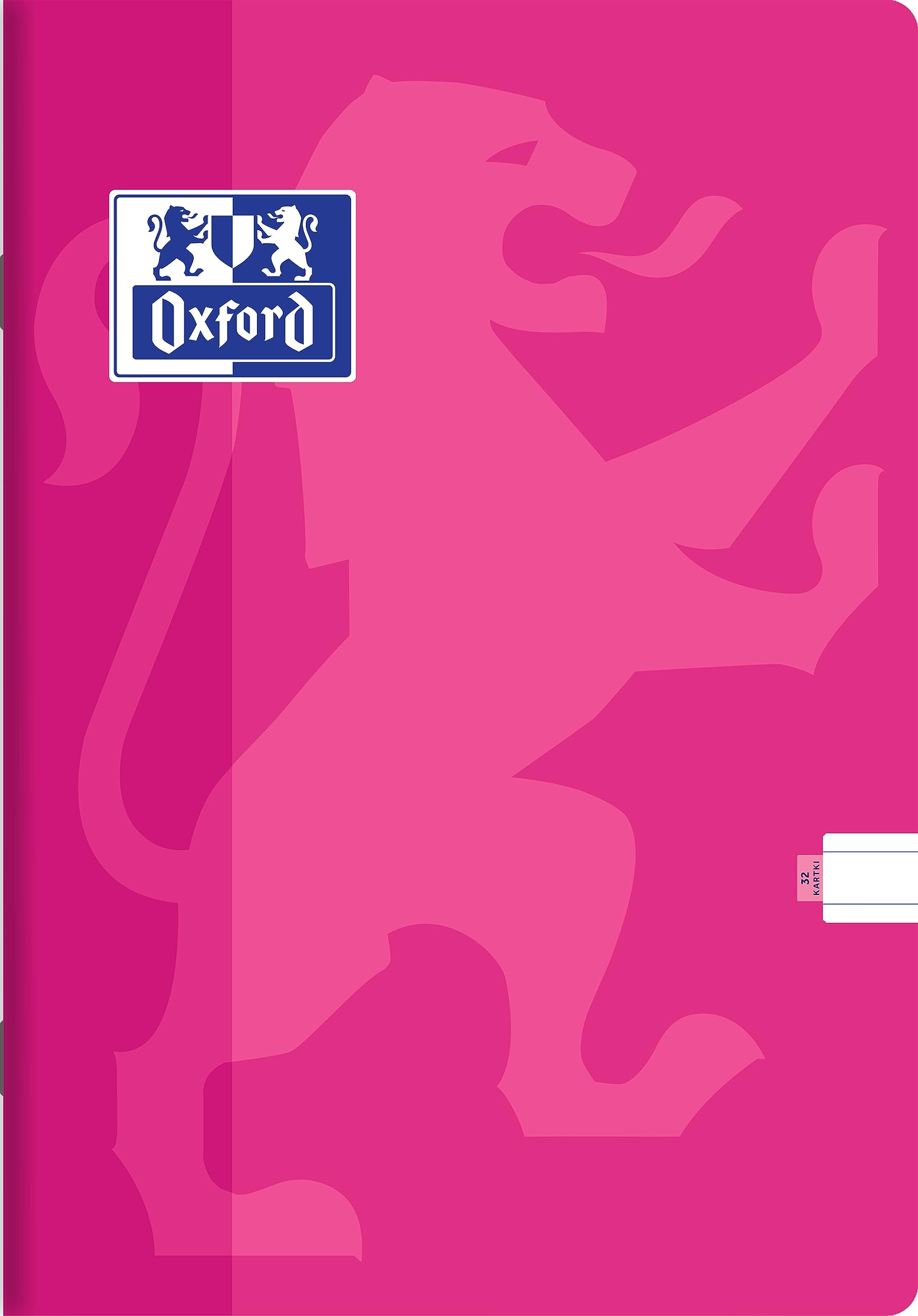 Oxford Touch zeszyt szkolny A5, 32 arkusze w linie z boczną krawędzią, papier o wyglądzie 90 g, aksamitnie miękka koperta laminowana, zestaw notatników do biura i szkoły, opakowanie 10 sztuk,