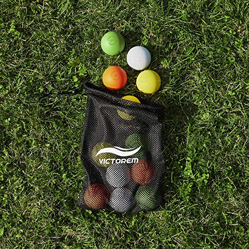 Victorem Lacrosse Balls 12 Pack, Lacrosse Ball Massage Ball Therapy, Soft Lacrosse Balls Bulk, Lax Balls, Lacrosse Ball Bag, Girls Lacrosse Balls, Bucket Of Lacrosse Balls - Lacross Balls #TOP5
