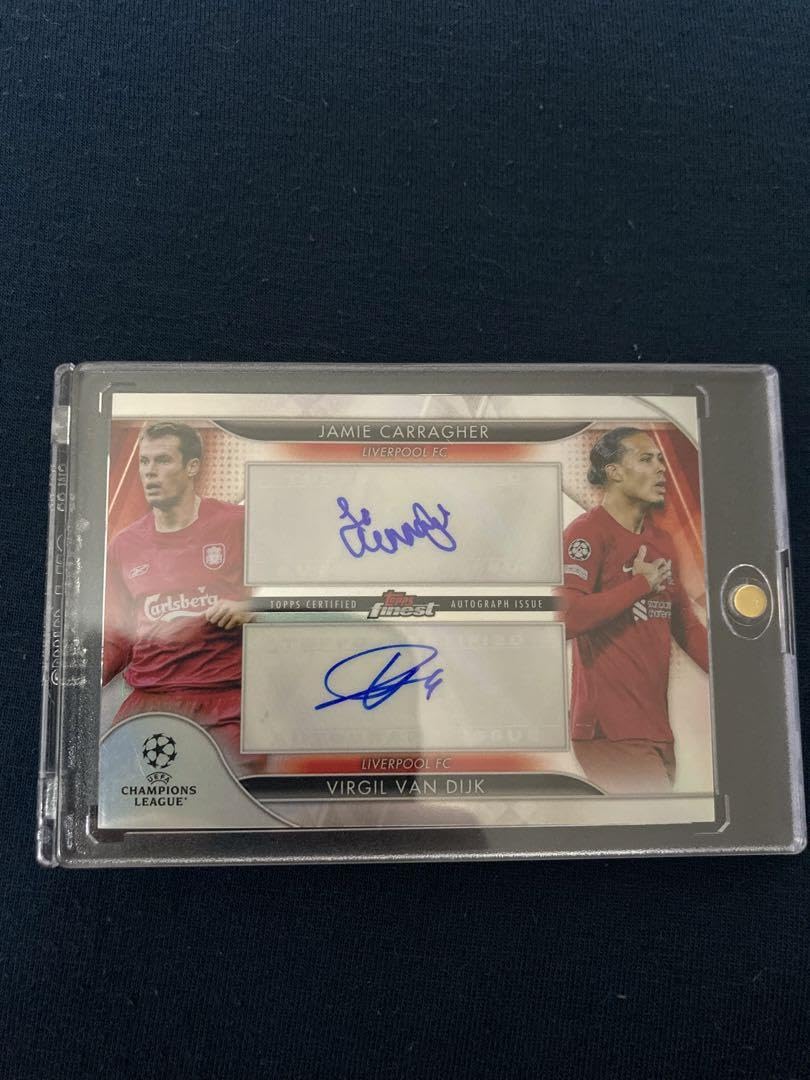 Topps finest UEFA 22-23 ファンダイク＆ギャラガー Topps finest UEFA 22-23 ファンダイク＆ギャラガー