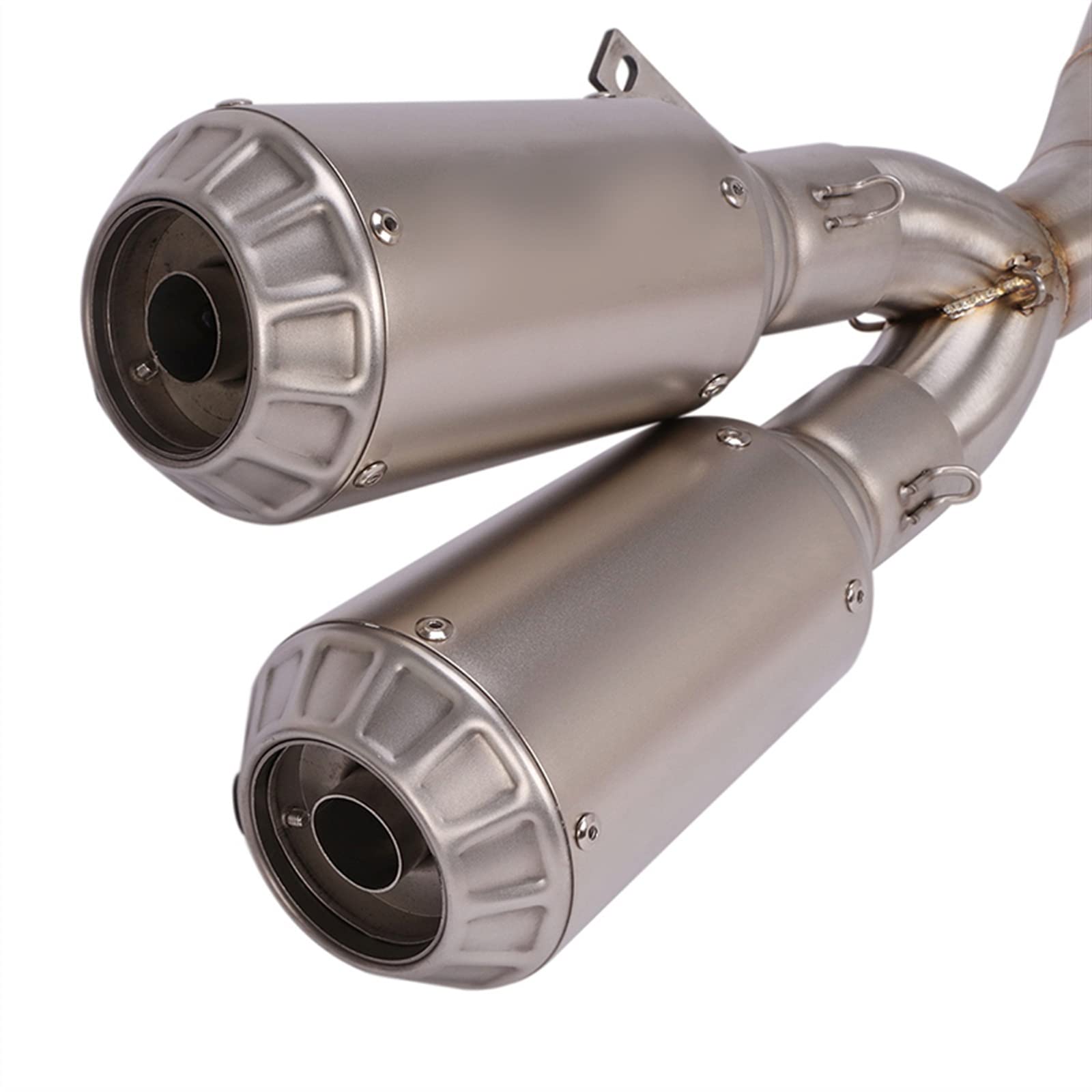 Moto S&istema di Scarico Silenziatore Coda Tubo di Collegamento per D&ucati Scrambler Classic 2015 2016 2017 2018 2019 2020 Fuga in Acciaio Inox