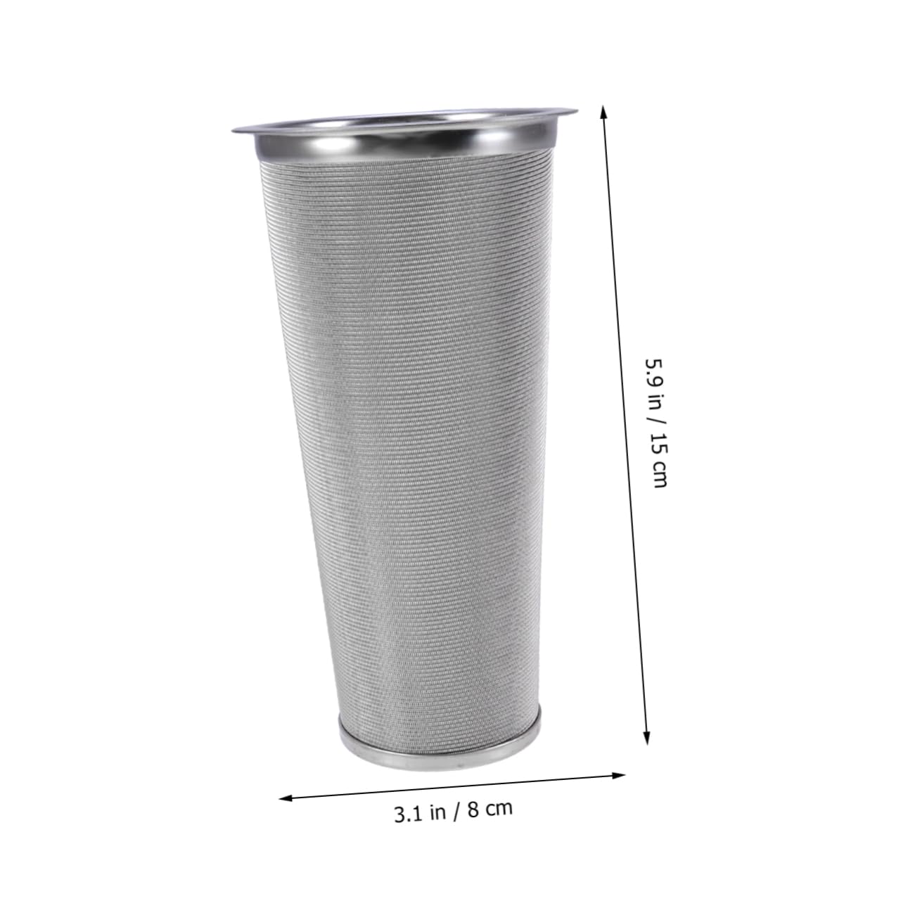 2piezas Colador De Café De Acero Inoxidable Filtro De Malla Fina Infusor De Té Para Uso Cocina y Cafeterías Diseño Forma De Cono