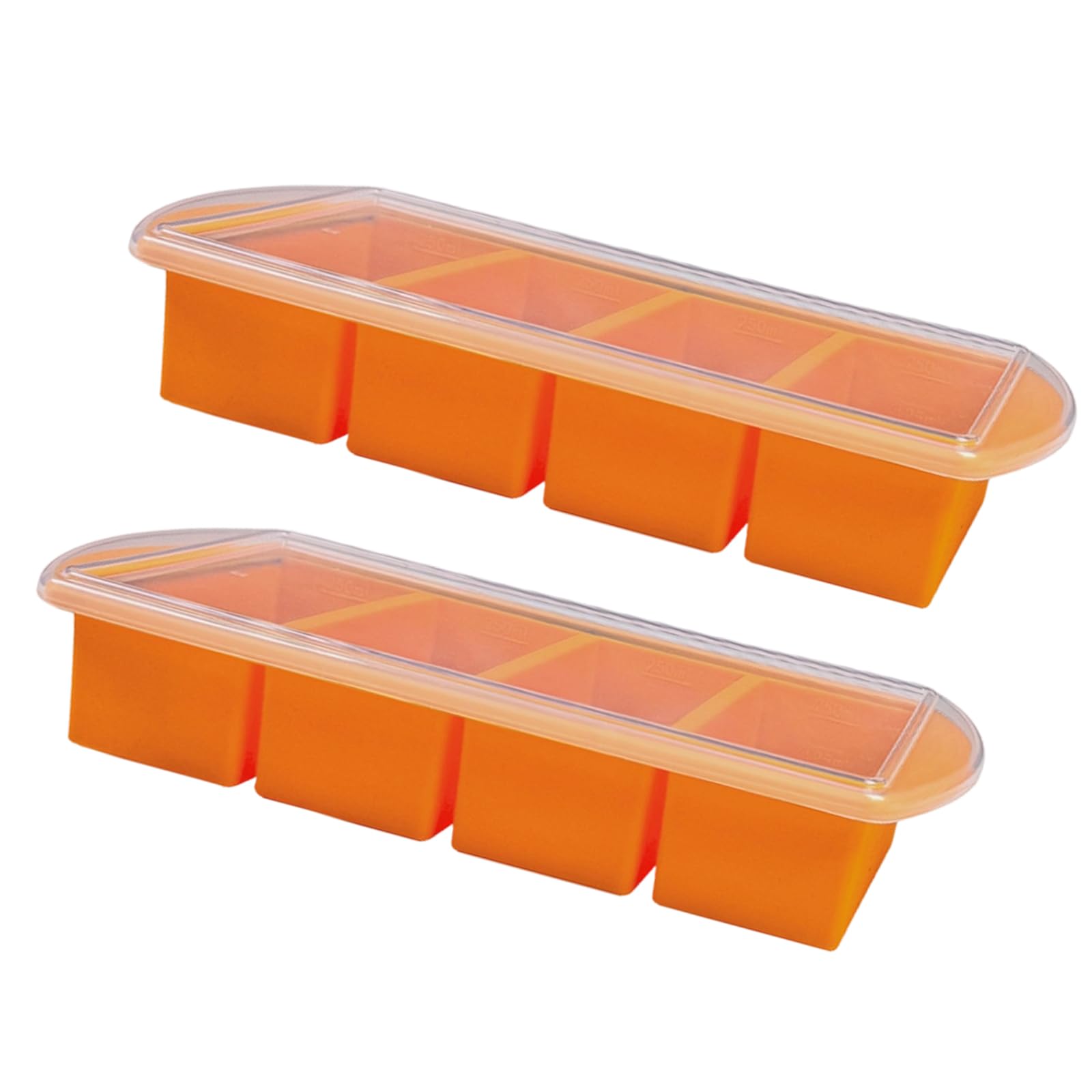 Nucelit Multipurpose Silicones and Wire Ice Tray Including Cover for Various Frozens Culinary Preparations Family Ice