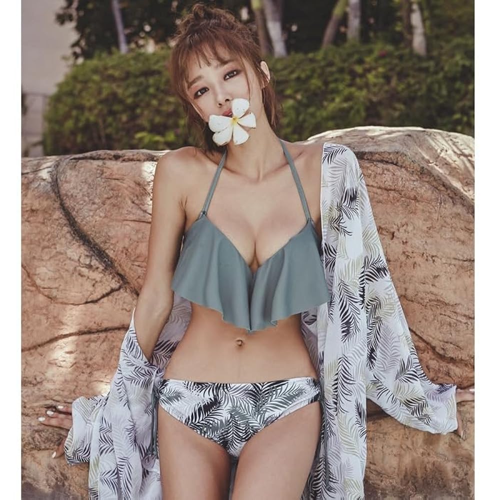 ホワイト フリルデザイン セパレート水着 Samiol ホワイトフリルセパレート水着セット - メルカリ