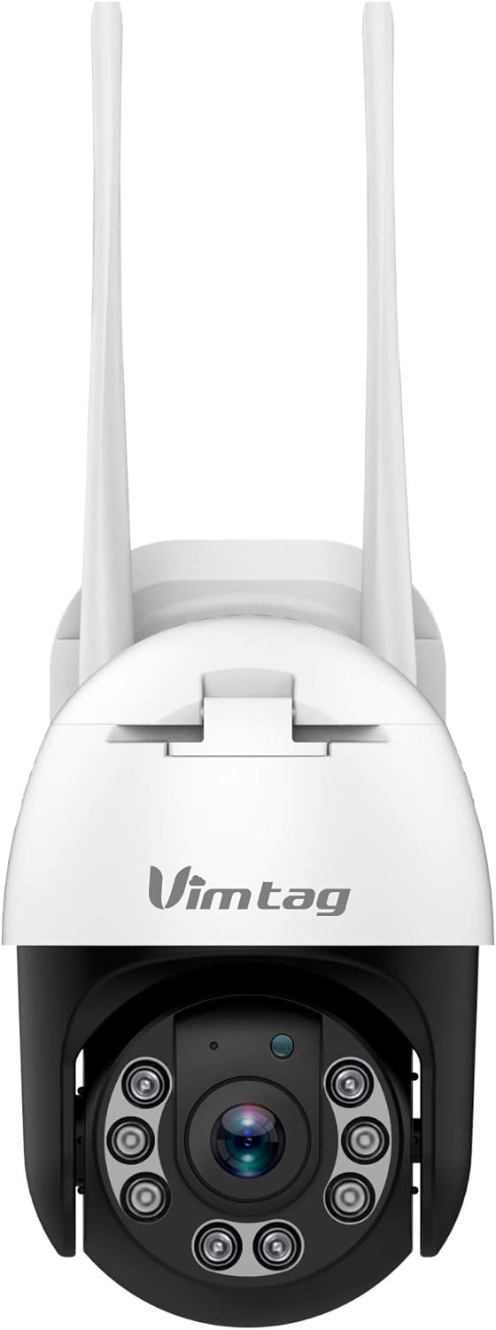 Vimtag Outdoor PTZ Wireless Security Camera - 1080P HD Wi-Fi Camera with 4x Optical Zoom, Night Vision, Motion/Sound Detection - Water/Weatherproof Home Security Surveillance Camera with Alexa Support Vimtag Outdoor PTZ Wireless Security Camera - 1080P HD Wi-Fi Camera with 4x Optical Zoom, Night Vision, Motion/Sound Detection - Water/Weatherproof Home Security Surveillance Camera with Alexa Support