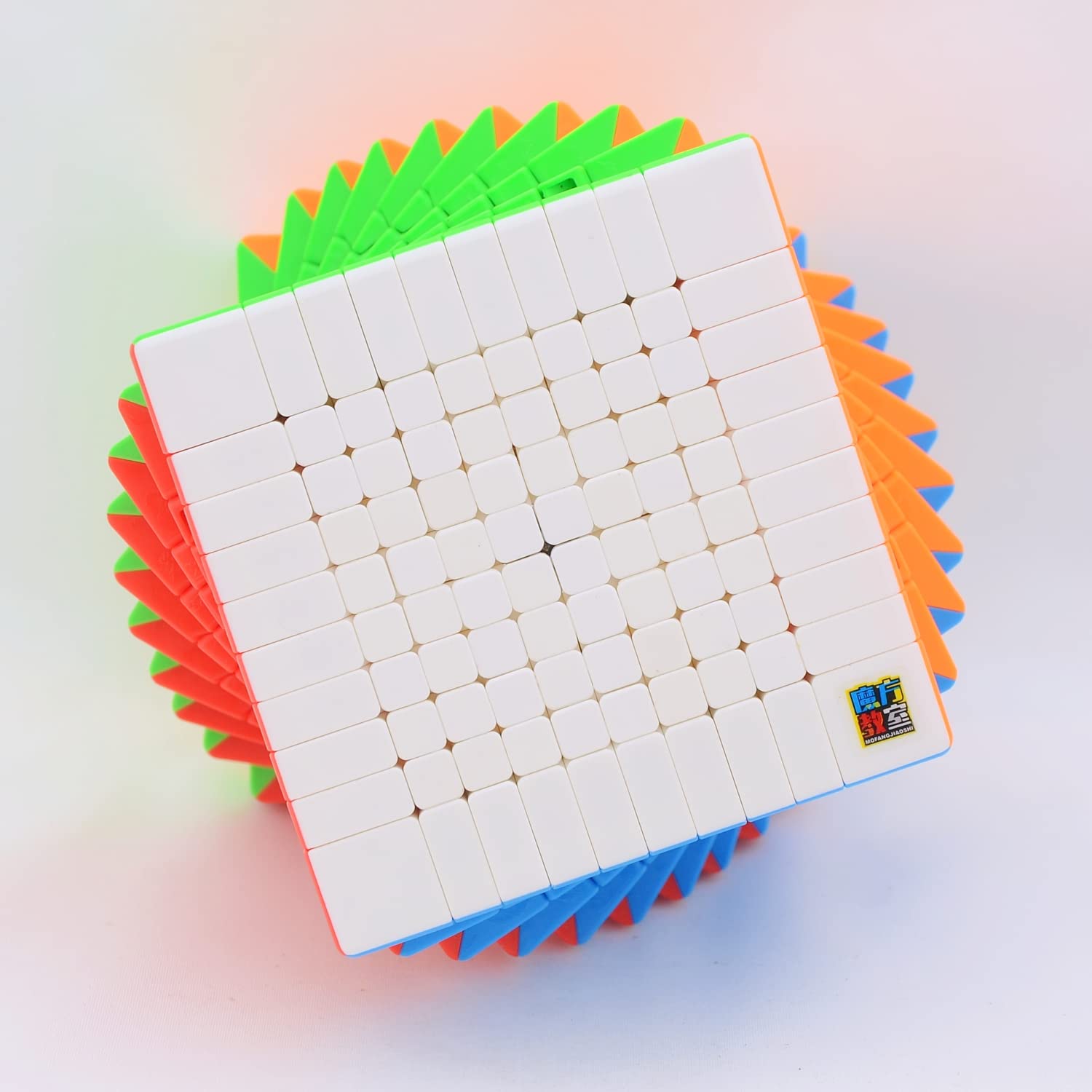Willking Moyu Meilong Cube de vitesse sans autocollant 2 x 2 Puzzle de salle de classe 2 x 2 Mini Cube magique Jouets éducatifs